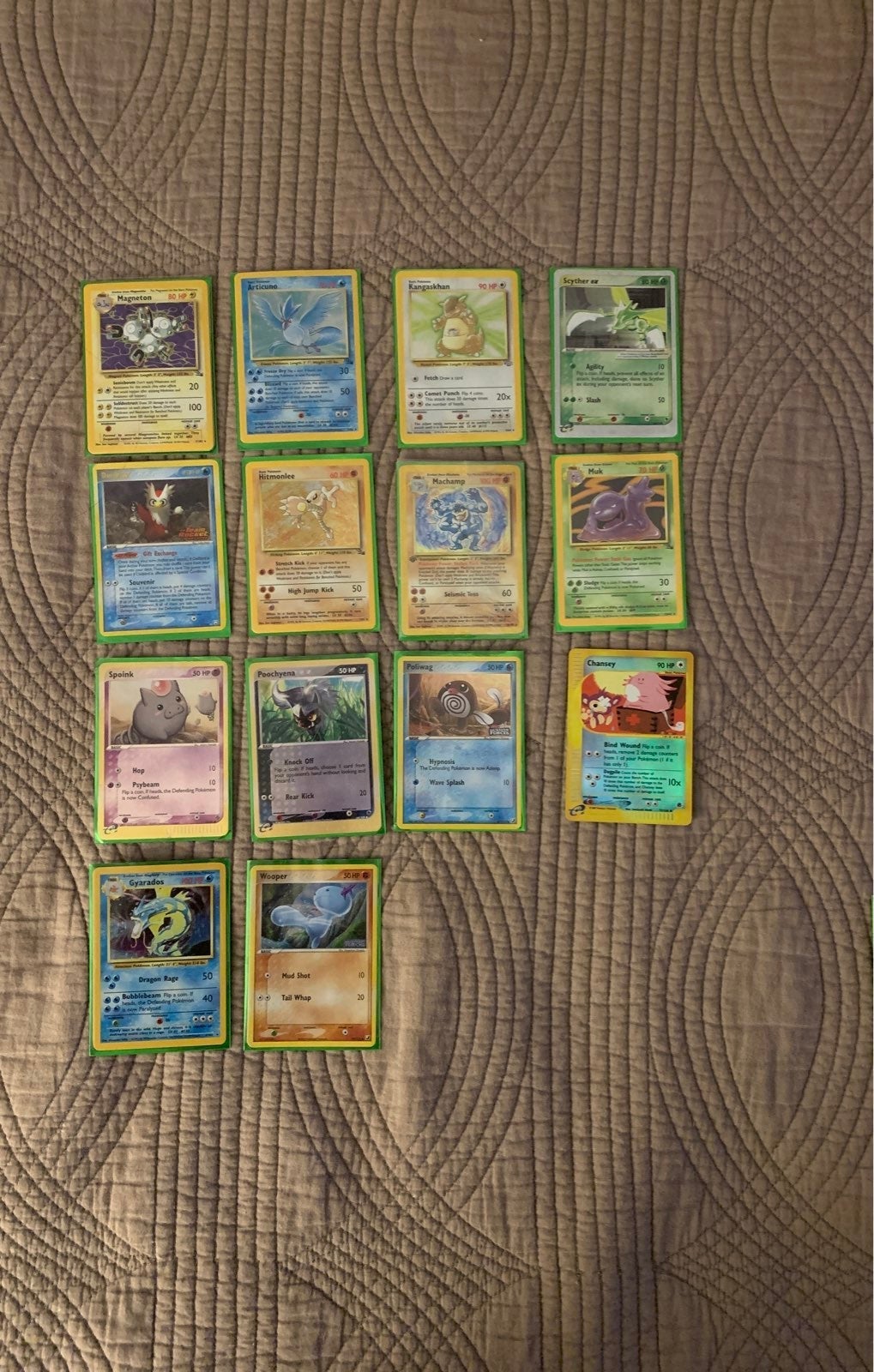Set of Holo Pokemon cards