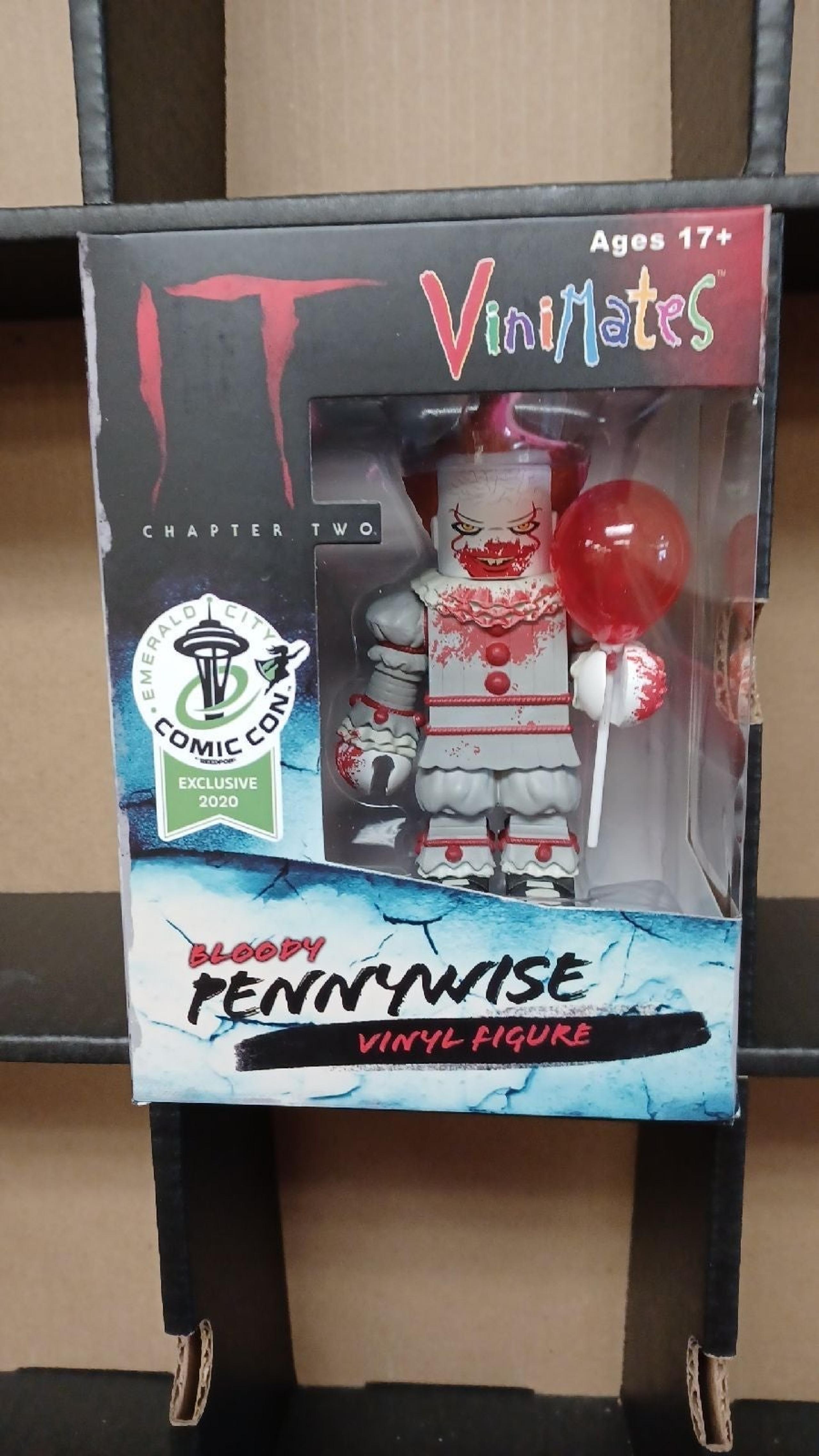 Vinimates IT chapter two bloody pennywise vinyl figure 2020 emerald city comic c