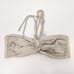 L*Space Shimmer Dawn Bikini Top in Bone Ivory Convertible Size Medium NWT