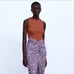 Zara Sleeveless Rib Knit Top