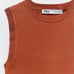 Zara Sleeveless Rib Knit Top