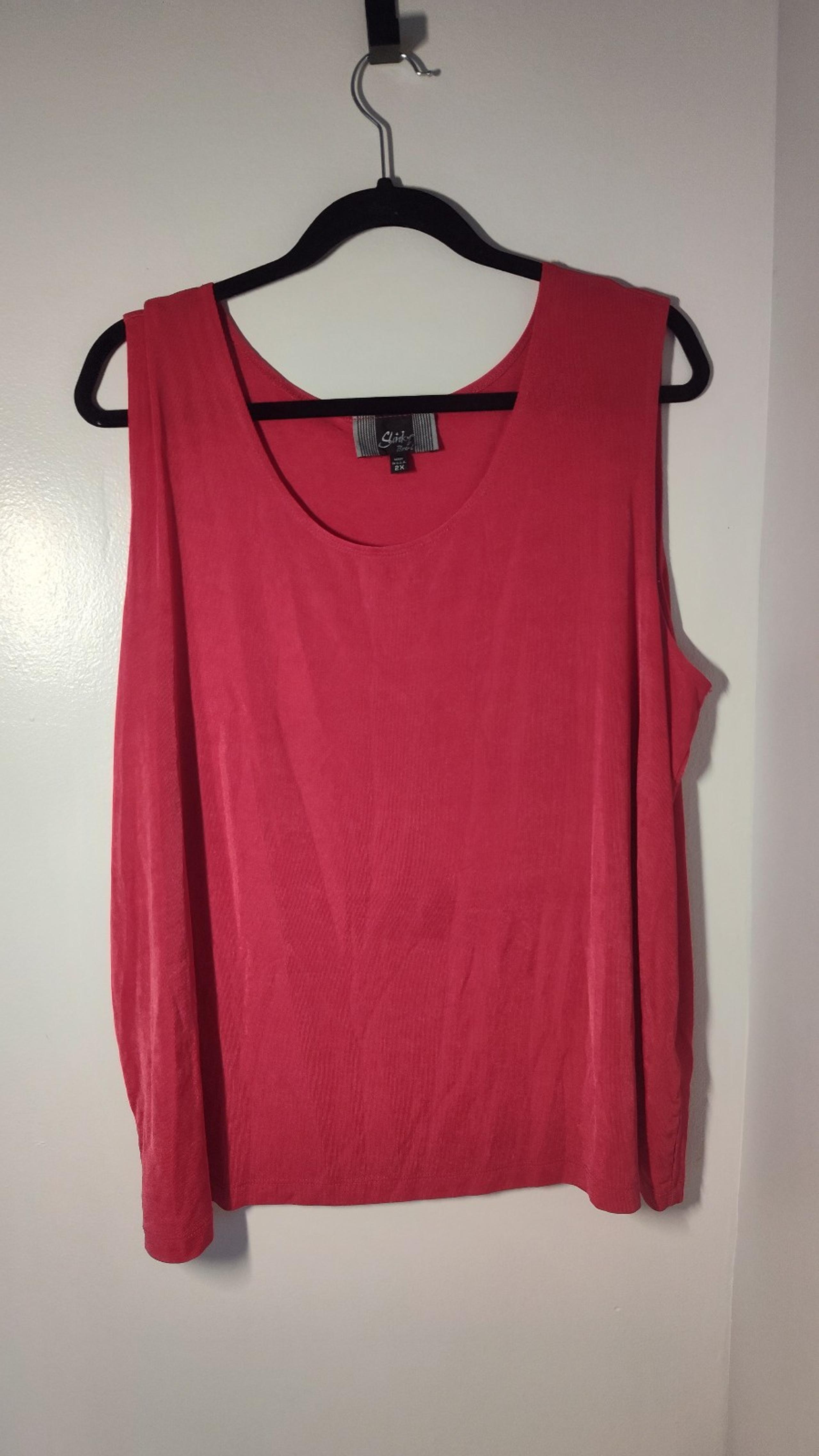Slinky Brand pink top size 2X