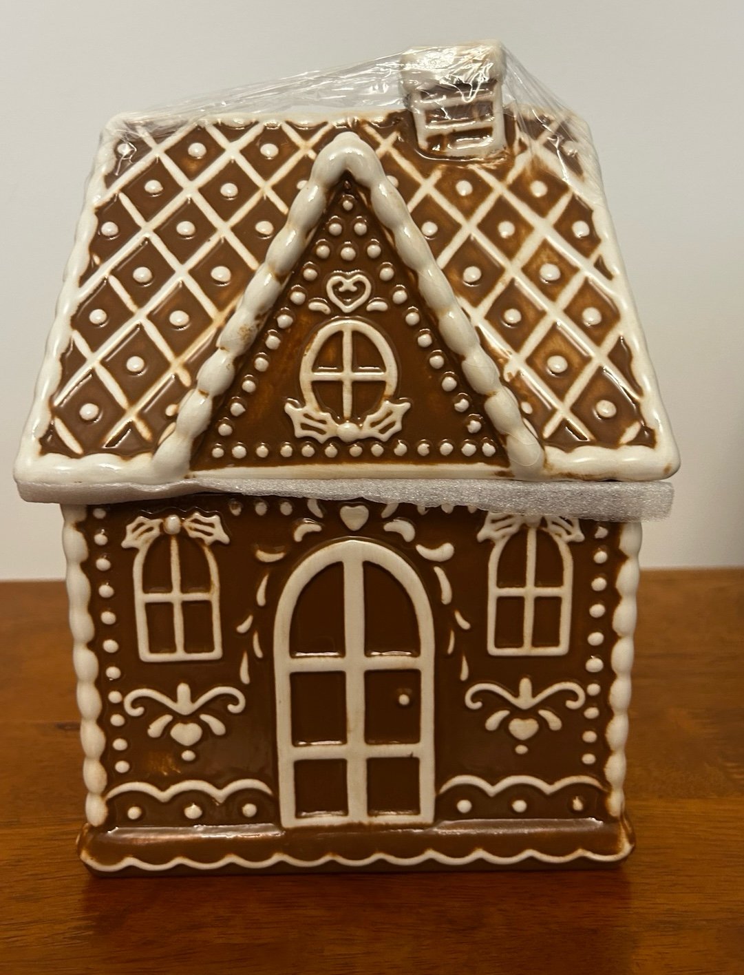 Hobby Lobby Gingerbread House Cookie Jar Pottery Barn Dupe