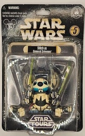 Disney Star Wars Star Tours Stitch as General Grievous Action Figure