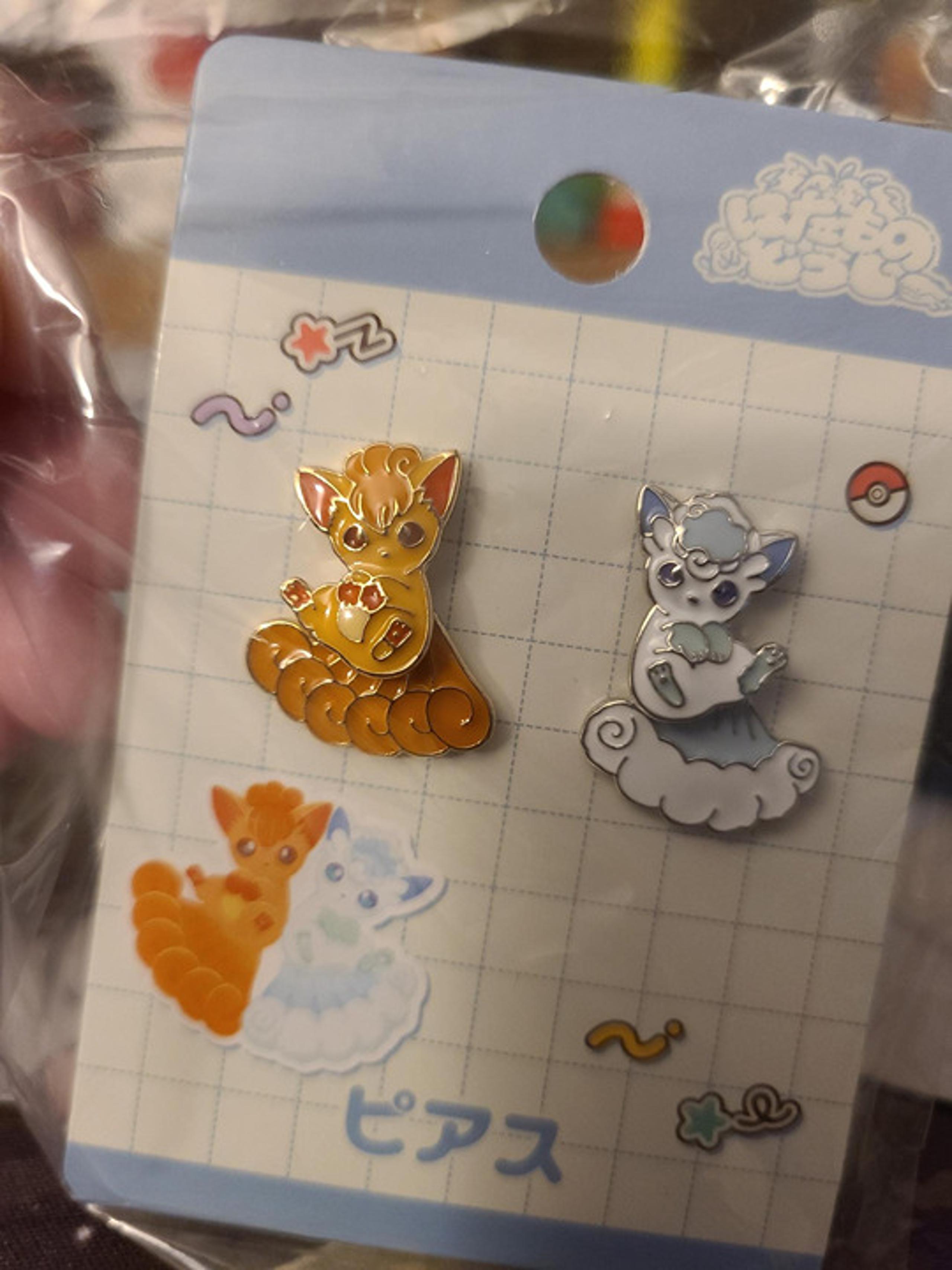 Pokemon Vulpix earrings