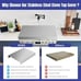 Stainless Steel Stove Top Cover: Noodle Board Range Burner Cover ((100.00 VALUE)
