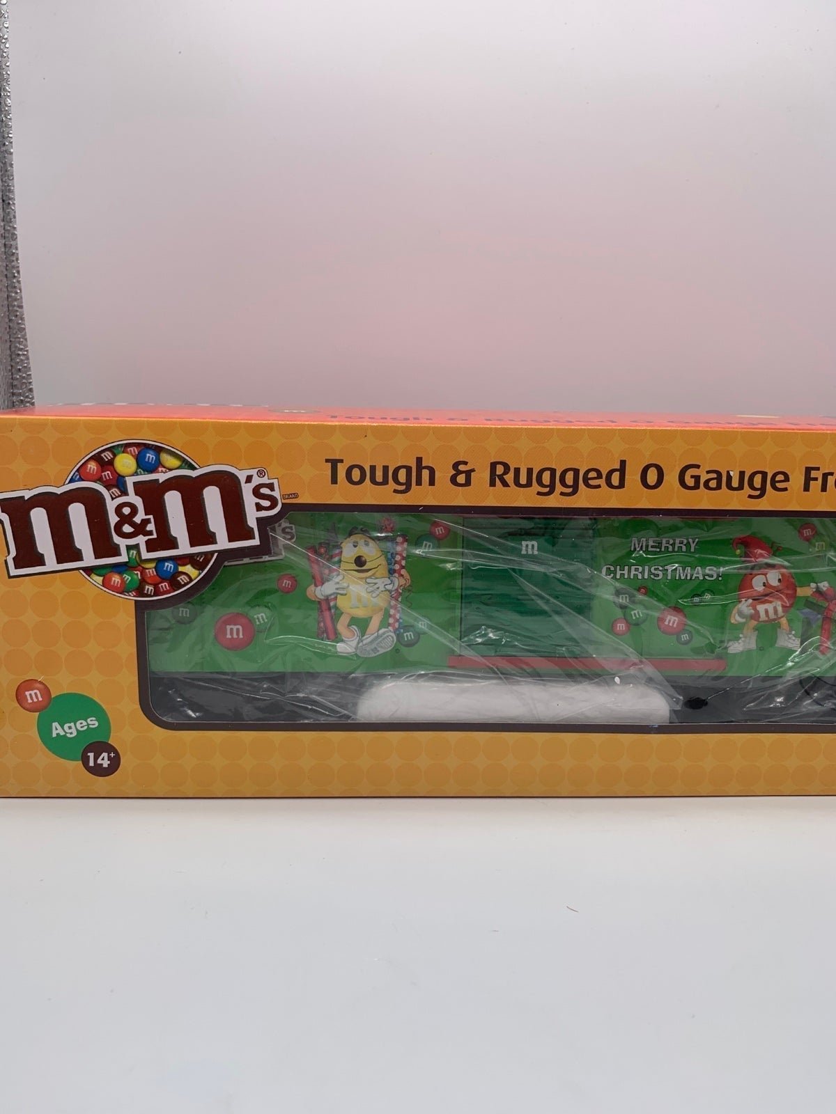 O SCALE M&M’S “Christmas Box Car” Freight Car