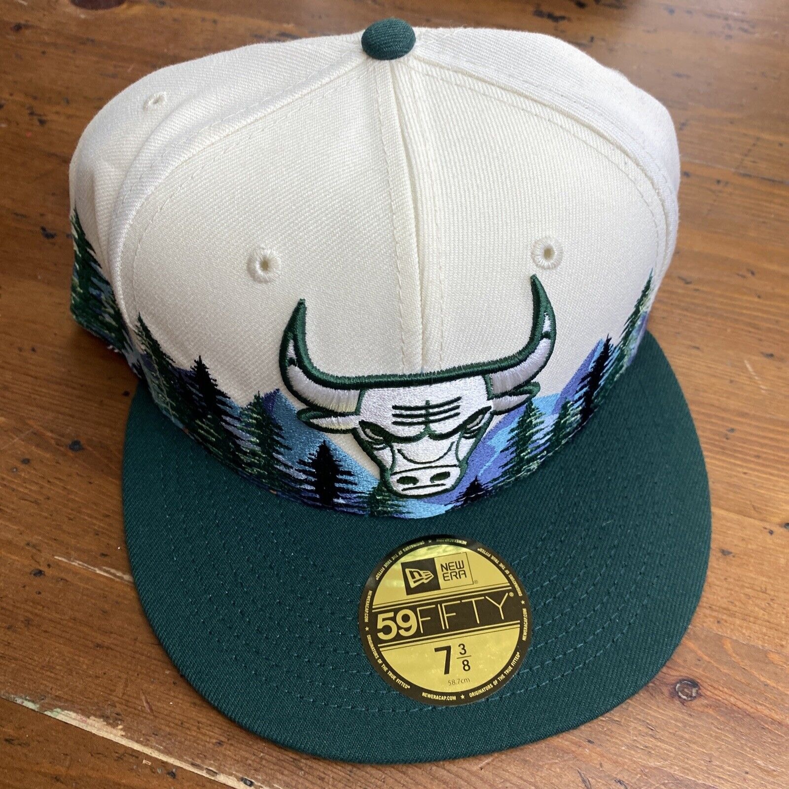 Chicago Bulls NBA Outdoor Collection New Era Fitted 59Fifty Cap Hat 7-3/8