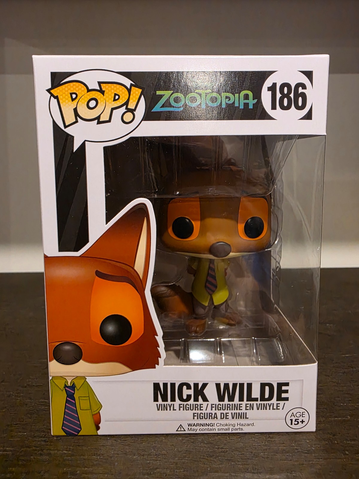 2016 Funko Pop Disney ZOOTOPIA Nick Wilde #186