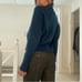 Crush Cashmere Knit Turtleneck Sweater Size 1 Blue/Teal