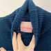 Crush Cashmere Knit Turtleneck Sweater Size 1 Blue/Teal