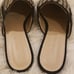 NEW Jenni Kayne Genuine Calf Hair Giraffe Mules Slides, size 37- US 6.5