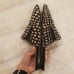 NEW Jenni Kayne Genuine Calf Hair Giraffe Mules Slides, size 37- US 6.5