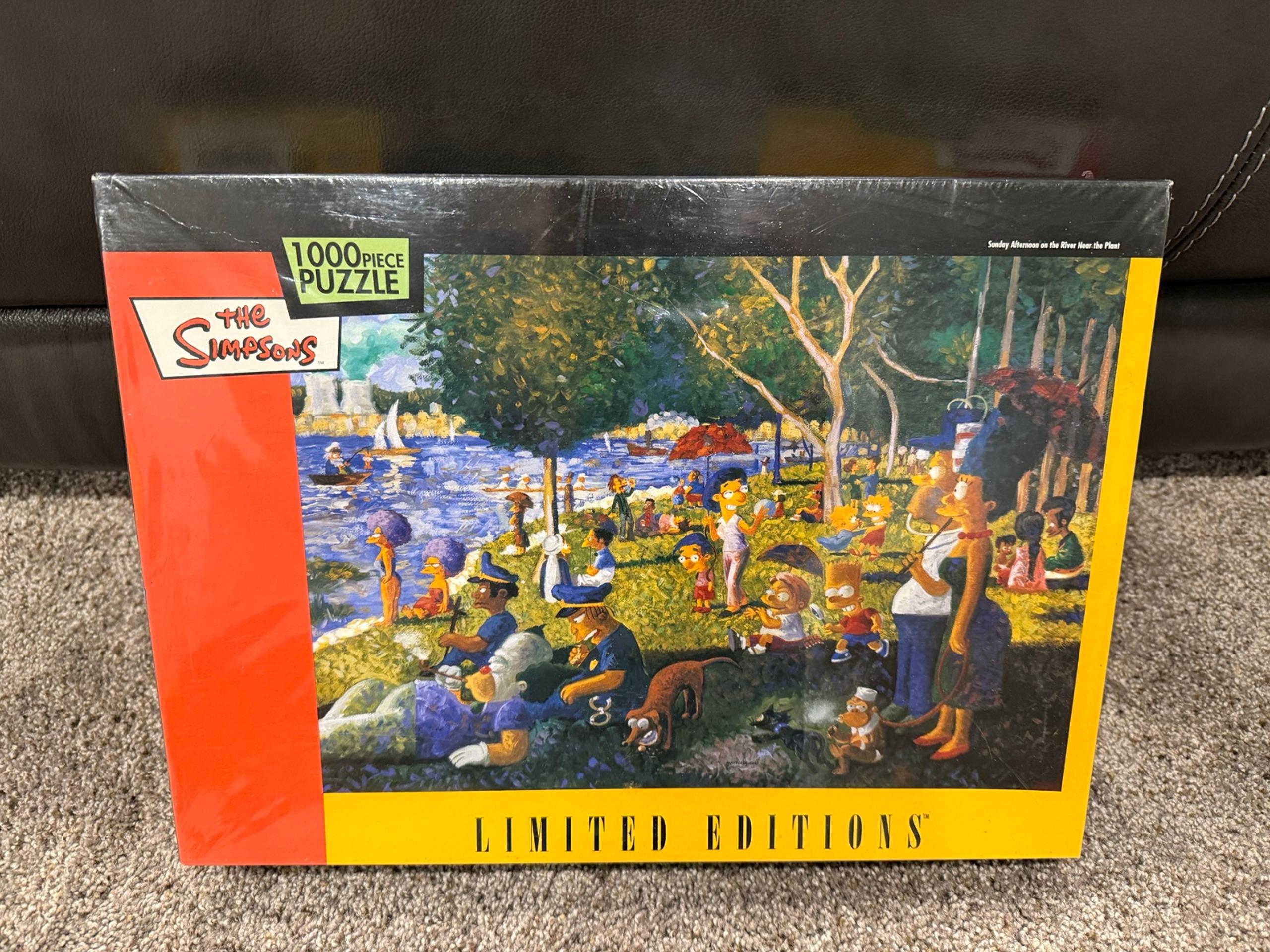 NEW The Simpsons Sunday Afternoon on the River Near the Plant jigsaw puzzle
