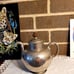 Antique silver plate teapot