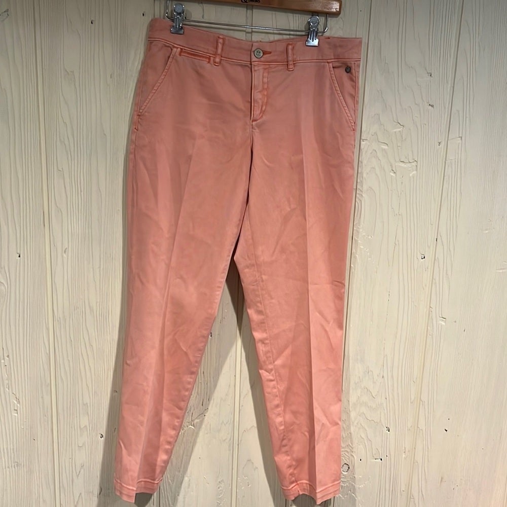 PILCRO and the LETTERPRESS Pink Straight Leg Pants ( Anthropologie)