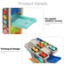 TOP BRIGHT Toddler Toys 6 Level Wooden Race Track Car Ramp Racer with 6 mini Car