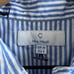 C Mira Mikati Surfing Bike Front Button Collar Blouse Top USA 8