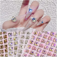 140 Pcs HIGH QUALITY Crystals Rhinestones Set