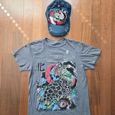 Ed Hardy skull hat denim