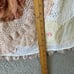 Upcycled OOAK Boho Camisole Tank Top Womens XL Lace Doily Handmade Cats Kitty