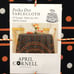 April Cornell Polka Dot Orange Gray Black Tablecloth 70 Round Cotton Fall Decor