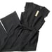 NWT J.Crew Resume Jumpsuit in Black Stretch Crepe Belted Wide Leg Ankle 00 x 26