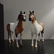 Breyer horses Tony Da Pony and Bugsy Maloney
