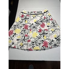 Oscar De La Renta Petite sz8 floral skirt