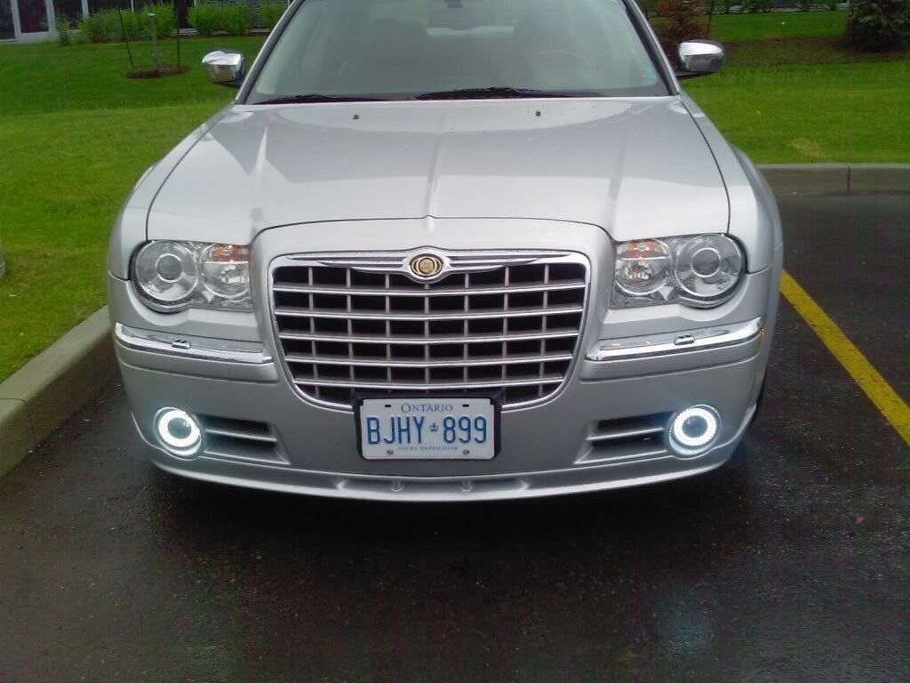 WHITE HALO FOG LIGHT LAMP KIT for 2005-2010 CHRYSLER 300C / LIMITED SRT-8 08