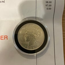 Peace silver dollar