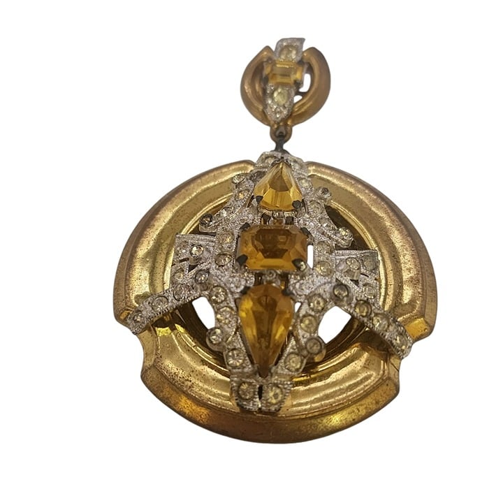 Vintage McClelland and Barclay Hanging Brooch (A5651)