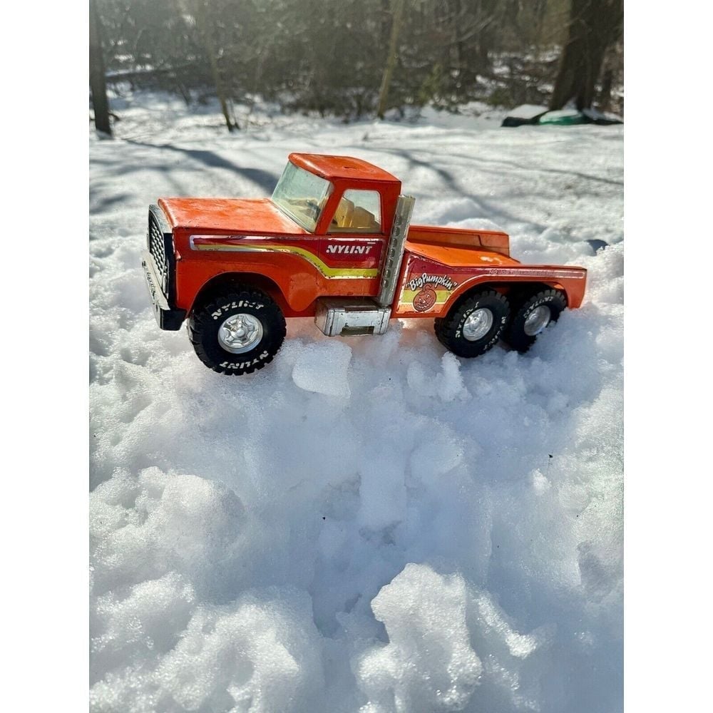 Nylint Big Pumpkin Truck Vintage Pressed Steel Toy Truck Collectible