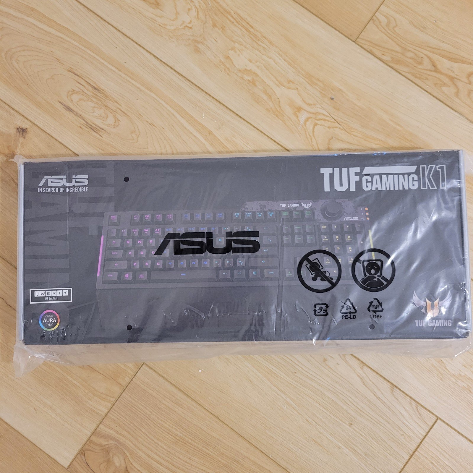 Carbon tuf gaming Asus NIB keyboard