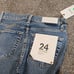Re/Done Original Women Mid 80S Double Needle Long stretch Jeans sz 24