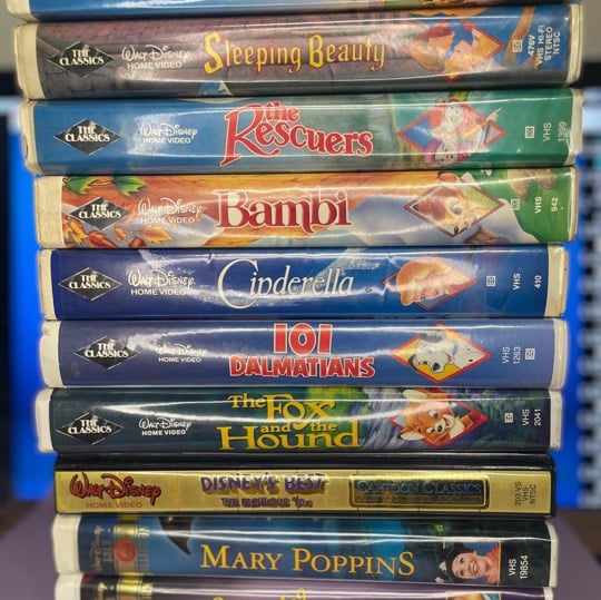 Black Diamond Disney VHS Collection 10pc
