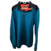 Mizuno Pro Collection Warmalite Teal Black Orange Jacket 1/4 Zip Mens Large