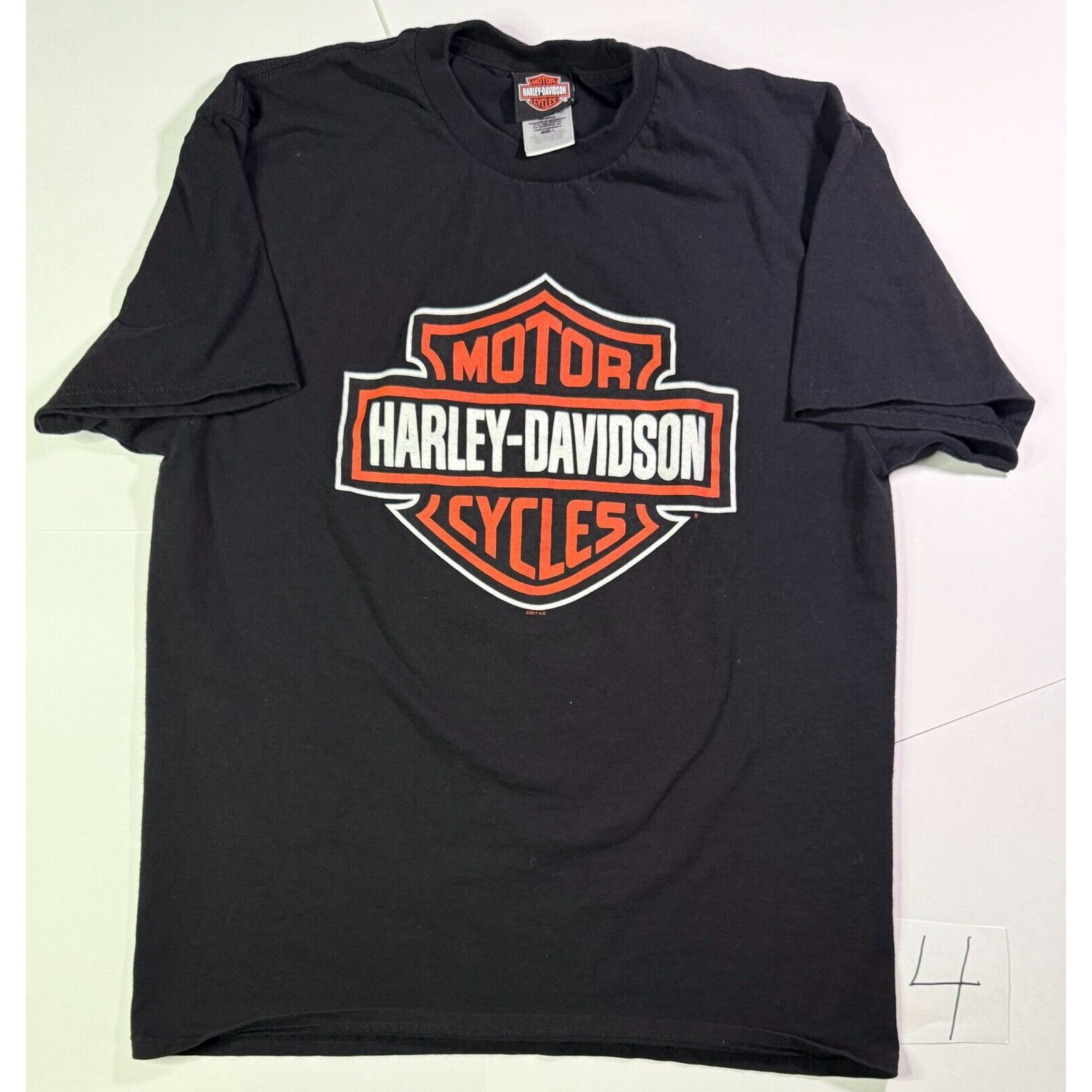 Harley-Davidson T-Shirt Mens Large Black Las Vegas Nevada Crew Neck Short Sleeve