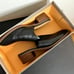 NWT Crown Vintage Black Heeled Mules