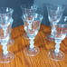 Mikasa Kensington frosted stem water goblets