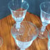 Mikasa Kensington frosted stem water goblets