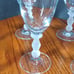Mikasa Kensington frosted stem water goblets