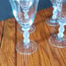 Mikasa Kensington frosted stem water goblets