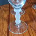 Mikasa Kensington frosted stem water goblets