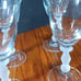 Mikasa Kensington frosted stem water goblets
