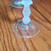 Mikasa Kensington frosted stem water goblets