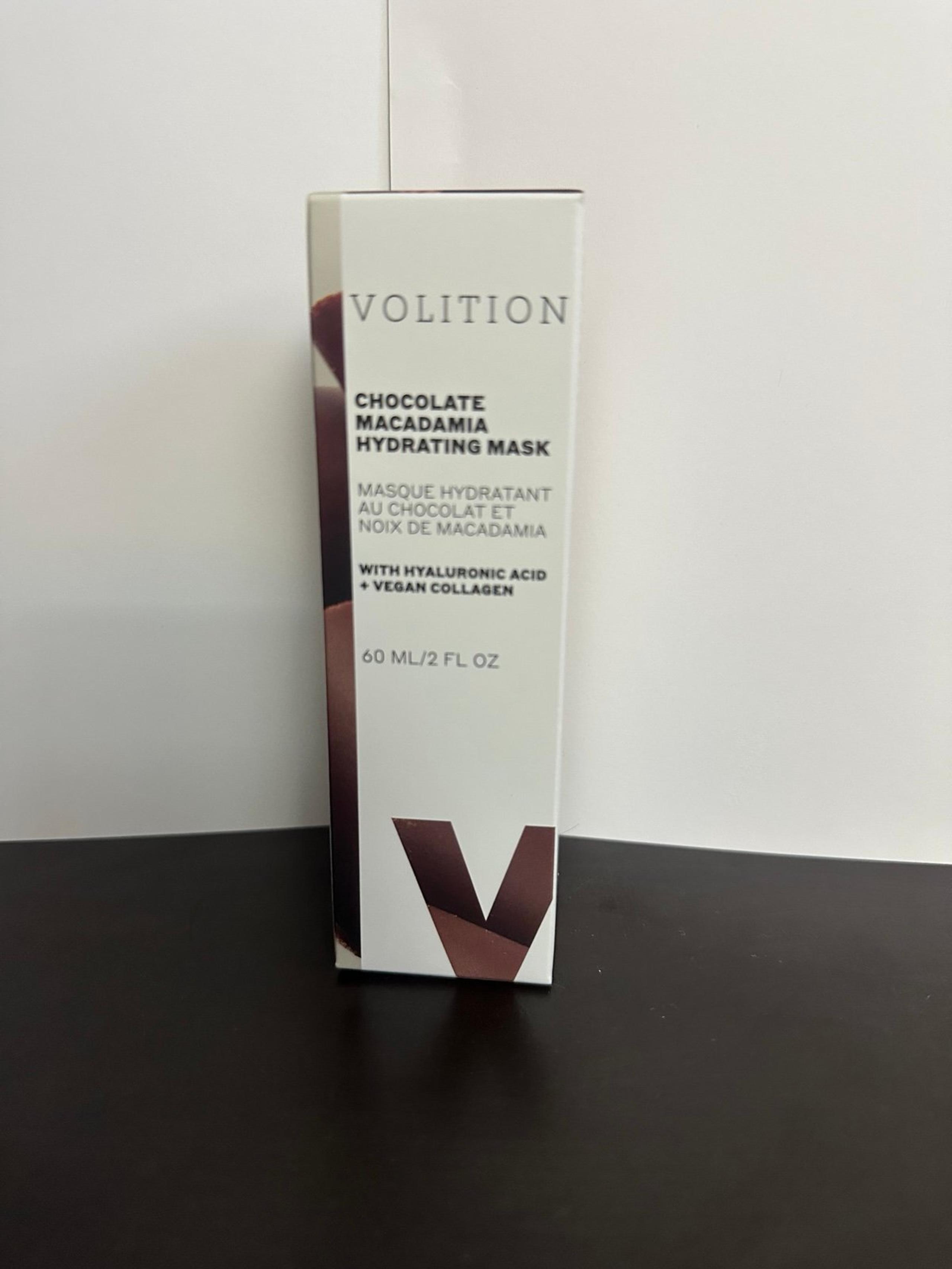 Volition Chocolate Macadamia Hydrating Mask.  Brand new!!