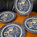 Queens Dining Blue Willow Set of 4 Salad Plates Made in Malaysia