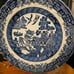 Queens Dining Blue Willow Set of 4 Salad Plates Made in Malaysia