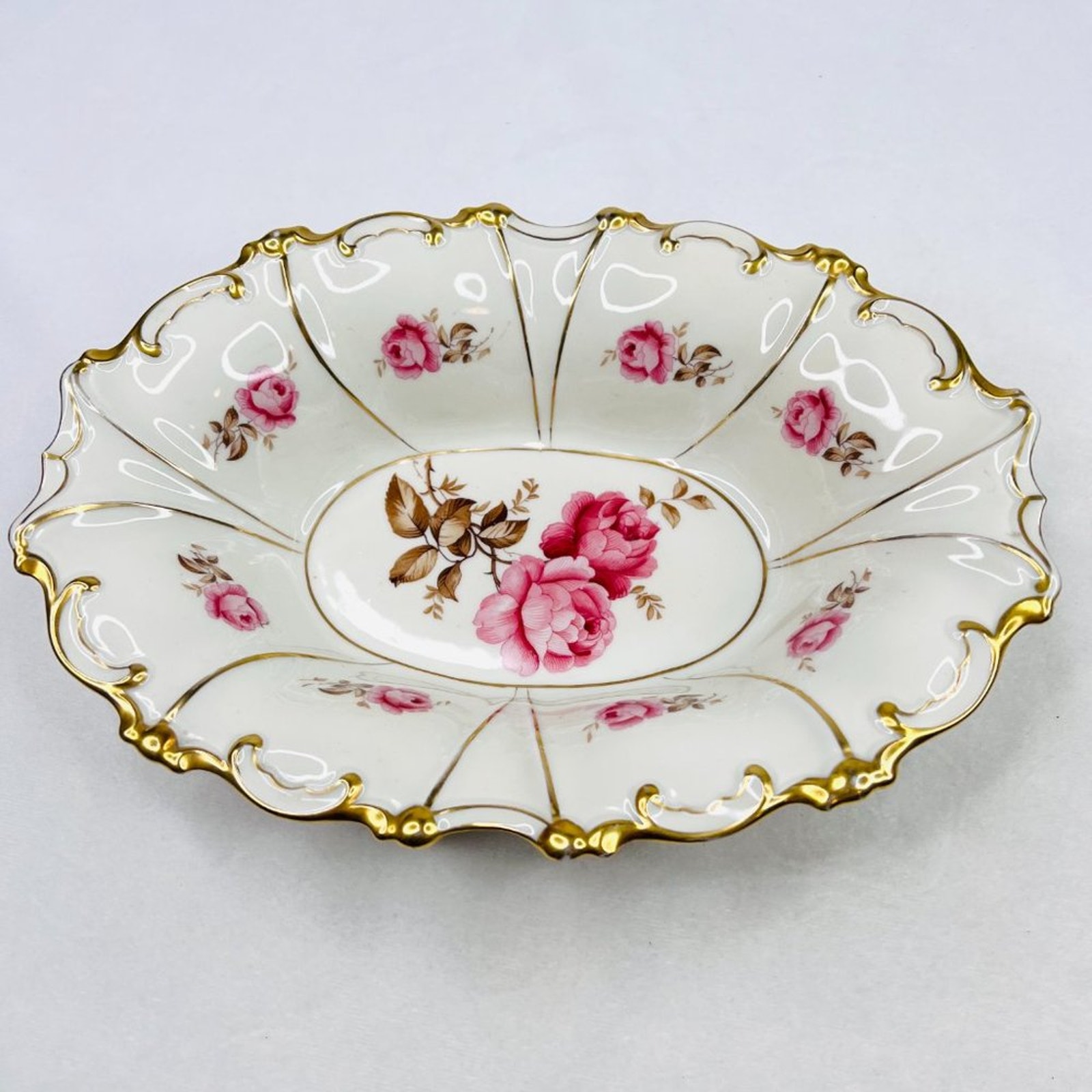Vintage JLMenau Rose Decorative Bowl